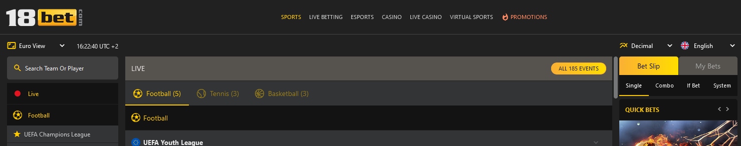 Topp banner 18bet